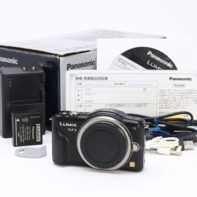 AB- (良品) Panasonic パナソニック LUMIX DMC-GF3 ボディ エスプリブラック 初期不良返品対応 44-184