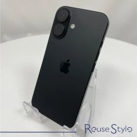 Apple iPhone 16 128GB ブラック SIMロック解除済み Bランク【保証付き整備品】