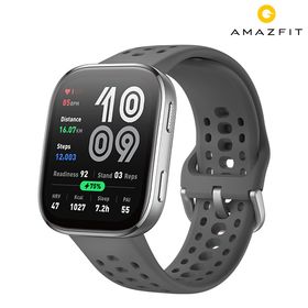 アマズフィット Bip6 充電式クォーツ スマートウォッチ ブランド メンズ レディース Bluetooth Amazfit SP170074-C17 デジタル チャコー