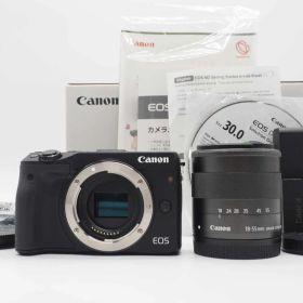 キャノン Canon EOS M3 24.2MP Mirrorless Camera Black 18-55mm Lens w/ Box [美品] #Z6011A