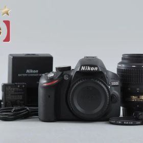 【中古】Nikon ニコン D3200 18-55 VR レンズキット ブラック シャッター回数僅少