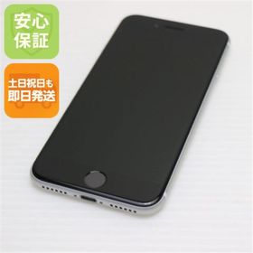 アイフォーン(iPhone)の新品同様 SIMフリー iPhone SE 第2世代 64GB ホワイト M666(スマートフォン本体)