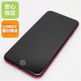 アイフォーン(iPhone)の新品同様 SIMフリー iPhone SE 第2世代 64GB レッド M666(スマートフォン本体)