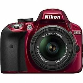 【中古】（非常に良い）Nikon デジタル一眼レフカメラ D3300 18-55 VR IIレンズキット レッド D3300LKRD