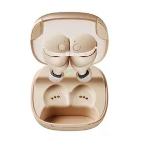 【中古】（新古品）audio-technica ATH-CKS50TW2 BG 完全ワイヤレスイヤホン bluetooth マグネティックスイッチ機能 最大約65時間再生 IP55 防水防塵 マルチポイント対応 置き忘れアラート ヒアスルー 低遅延モード 急速充電 Qiワイヤレス充電対応 ベージュ