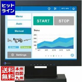 ナナオ 38cm(15.0)型タッチパネル装着カラー液晶モニター DuraVision FDX1502T-T ブラック FDX1502T-TBK