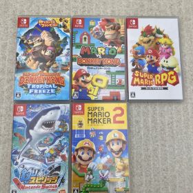 ◆マリオvs．ドンキーコング0013875362 ドンキーコング トロピカルフリーズ0012735495 スーパーマリオRPG0013819935 スーパーマリオメーカー20012958721 釣りスピリッツ0012956187 Switchソフト ５点