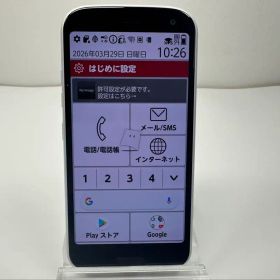 NTT docomo らくらくスマートフォン F-52B ホワイト