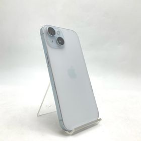 アップル(Apple)の【全額返金保証】【最速発送】Apple iPhone iPhone 15 128GB ブルー docomo 動作確認済(スマートフォン本体)