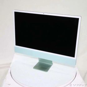 【中古】Apple(アップル) iMac 24-inch Mid-2021 MGPJ3J／A Apple M1 8コアCPU_8コアGPU 8GB SSD512GB グリーン 〔12.7 Monterey〕 【198-ud】