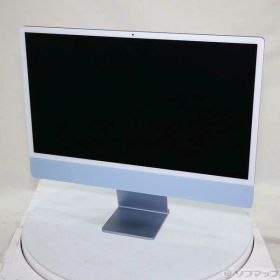 【中古】Apple(アップル) iMac 24-inch Mid-2021 MJV93J／A Apple M1 8コアCPU_7コアGPU 8GB SSD256GB ブルー 〔26.3 Tahoe〕 【276-ud】