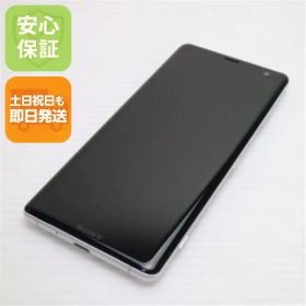 美品 SO-01L Xperia XZ3 ホワイトシルバー スマホ 本体 白ロム 土日祝発送OK 09000 SIMロック解除済み