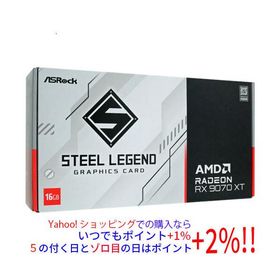 ASRock グラボ Radeon RX 9070 XT Steel Legend 16GB PCIExp 16GB