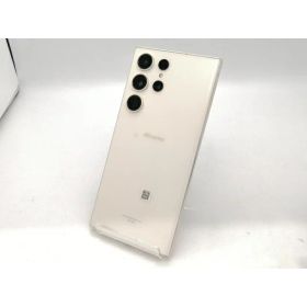 【中古】SAMSUNG docomo 【SIMフリー】 Galaxy S23 Ultra クリーム 12GB 256GB SC-52D【広島本通】保証期間1ヶ月【ランクC】