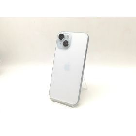 【中古】Apple docomo 【SIMフリー】 iPhone 15 128GB ブルー MTML3J/A【横浜】保証期間1ヶ月【ランクB】