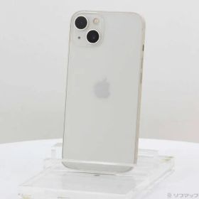 ソフマップ 〔中古品〕 iPhone13 128GB スターライト MLND3J／A SIMフリー 〔ネットワーク利用制限▲〕【247】