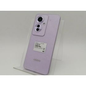 【中古】Oppo 国内版 【SIMフリー】 OPPO Reno11 A コーラルパープル 8GB 128GB CPH2603【なんば】保証期間1ヶ月【ランクB】