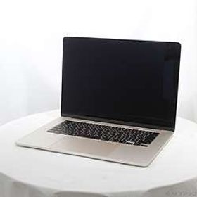 MacBook Air 15.3-inch Early-2024 MRYR3J／A Apple M3 8コアCPU_10コアGPU 8GB SSD256GB スターライト 〔14.7 Sonoma〕