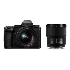 中古 １年保証 美品 Panasonic LUMIX S5IIX ダブルレンズキット [DC-S5M2XW]