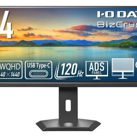アイオーデータ BizCrysta UWQHD&65W給電USB Type-C搭載34型液晶ディスプレイ 抗菌モデル ブラック 5年保証 LCD-CWQ341SDB-F 1台