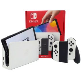 【Nintendo】ニンテンドー『Nintendo Switch 有機ELモデル ホワイト』HEG-S-KAAAA ゲーム機本体 1週間保証【中古】