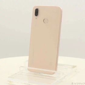 【中古】HUAWEI(ファーウェイ) HUAWEI P20 lite 32GB サクラピンク ANE-LX2J SIMフリー 【269-ud】