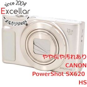 [bn:18] Canon製 PowerShot SX620 HS ホワイト 2020万画素