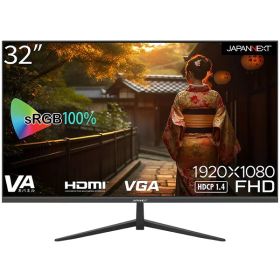 【GW限定クーポン発行中!5/2-6】 JAPANNEXT JN-V32FLFHD [32型 フルHD 液晶ディスプレイ]