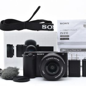 【返品保証】★美品★ソニー SONY VLOGCAM ZV-E10 レンズキット 16-50mm SELP1650 《ショット数:331回》★ L523#7393