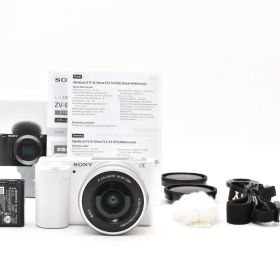 ■1513ショットのほぼ新品■ ソニー ZV-E10 パワーズームレンズキット #F036
