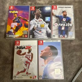 NBA 2K23, FIFA 18, FIFA 23, NBA 2K21 セット
