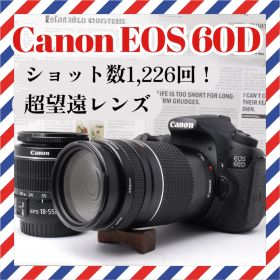 ショット数少なめ❤️Canon EOS 60D❤️ダブルレンズセット✨一眼レフ