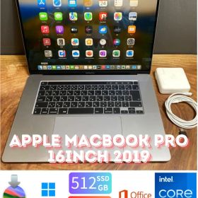 ［美品/GPU搭載］ Apple MacBook Pro 16inch 2019/Core i7 2.6GHz/32GB/SSD512GB/Windows11/Office 2021/316