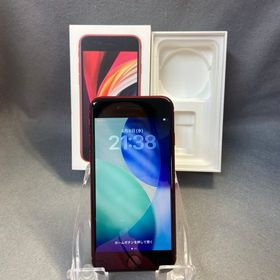 超美品 国内版 SIMフリー iPhoneSE 第2世代 64GB レッド色
