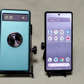 au Google Pixel 6a チャコール SIMロック解除済 ケース付