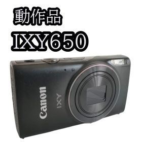 動作品 Canon デジカメ IXY 650 ブラック