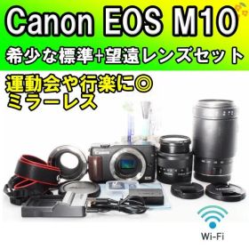 Canon EOS M10✨ミラーレスカメラ スマホ転送 ダブルズームキット