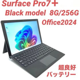 ⭐️フォロー割1500円オフ⭐️大人気カラーモデル⭐️タブレットPC⭐️【超美品・ブラック】 Surface Pro7＋ 8G/256G Office