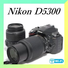 ✨Nikon D5300✨ダブルレンズ✨Wi-Fi搭載✨初心者おすすめ✨一眼レフ