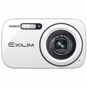 【中古】O Casio Exilim エクシリム EX-N1 デジタルカメラ ホワイト EX-N1WE(コンパクトデジタルカメラ)