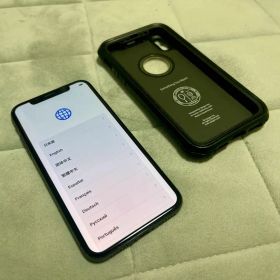 美品 北米版 iPhone X 256GB シャッター音なし SIMフリー