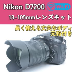 【中級機の名機】Nikon D7200 18-105mm Wi-Fi 転送OK