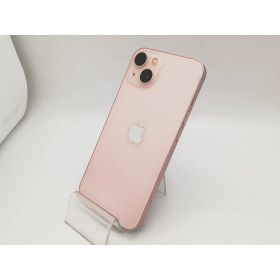 【中古】Apple au 【SIMフリー】 iPhone 13 128GB ピンク MLNE3J/A【アリオ倉敷】保証期間1ヶ月【ランクC】