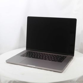 (中古)MacBook Pro 16.2-inch Late-2021 MK183J/A M1 Max 10コアCPU_24コアGPU 32GB SSD512GB スペースグレイ (26.3 Tahoe)(344-ud)