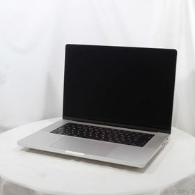 (中古)MacBook Pro 16.2-inch Late-2023 MRW43J/A M3 Pro 12コアCPU_18コアGPU 18GB SSD512GB シルバー (26.3 Tahoe)(258-ud)
