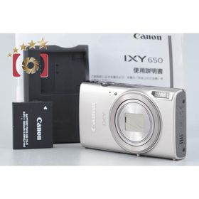【中古】Canon キヤノン IXY 650 シルバー コンパクトデジタルカメラ