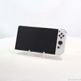 【中古】Nintendo(任天堂) Nintendo Switch 有機ELモデル Joy-Con(L)／(R) ホワイト 【297-ud】