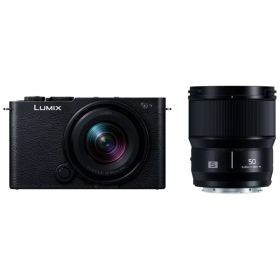 Panasonic（パナソニック） フルサイズミラーレス一眼カメラ ダブルレンズキット LUMIX（ルミックス） S9 DC-S9W-K ジェットブラック