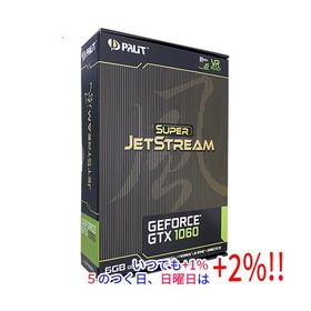 【中古】PALIT GeForce GTX1060 6GB Super JetStream NE51060S15J9-1060J 元箱あり