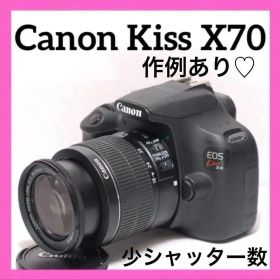 美品✨高画質✨Canon Kiss X70✨シングルレンズ✨入門モデル✨作例あり